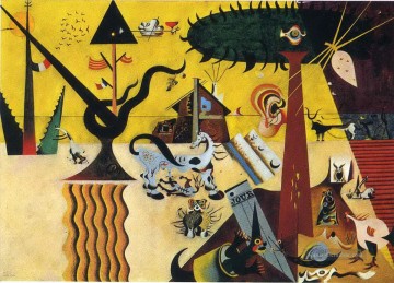 Joan Miró Werke - Das bebaute Feld Joan Miró